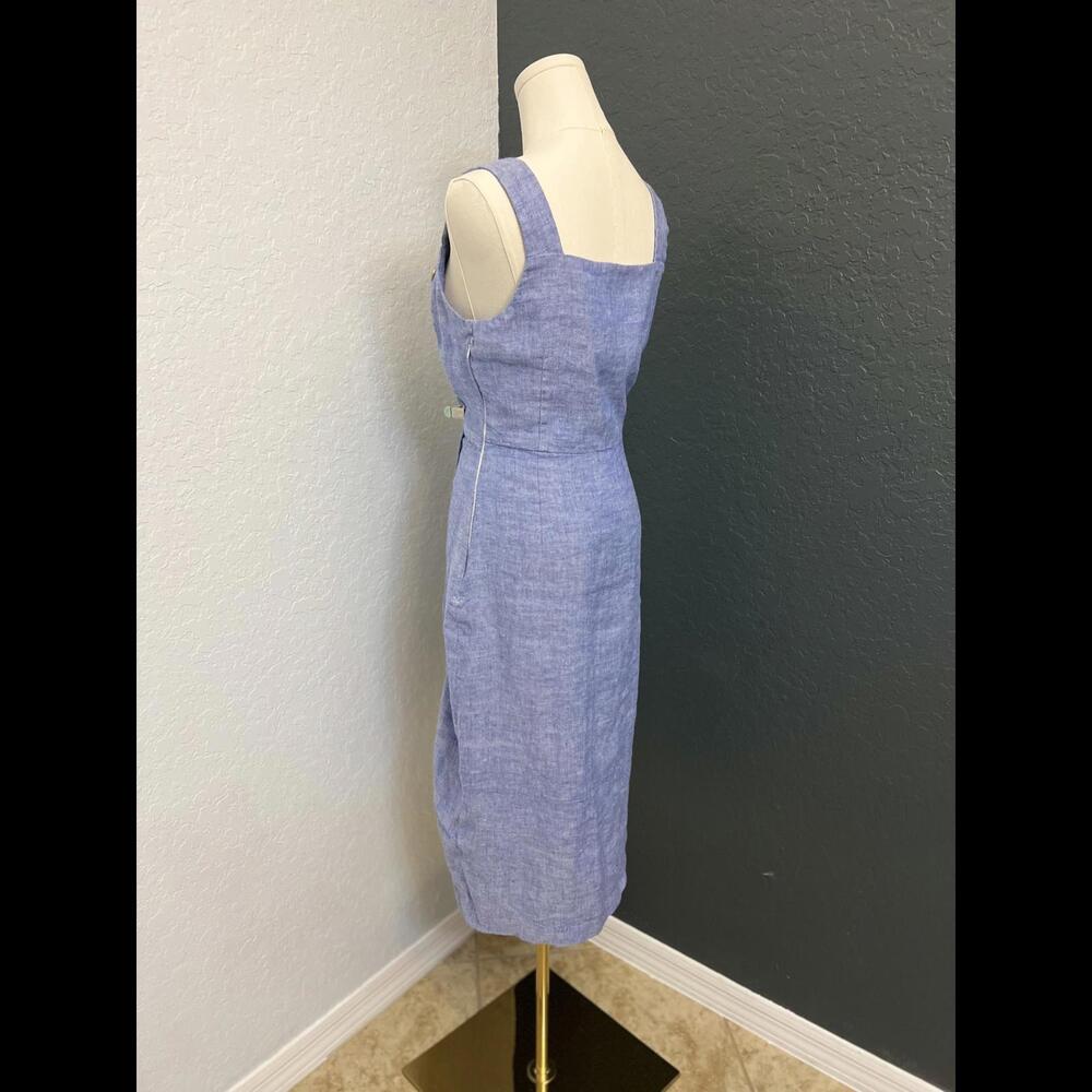 J. Mclaughlin Chic Square Neck Button Down Linen … - image 4